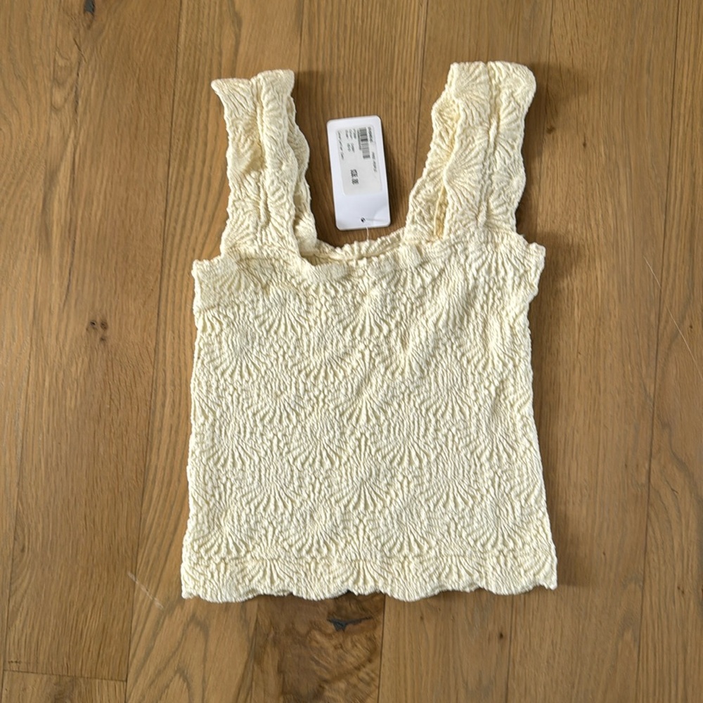 Free People Love  letter tank